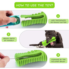 Cutiful Gator toy prepared with peanut butter for extra engagement