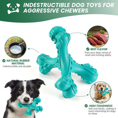 CVALIN pink chew toy for large breeds during indoor play session.