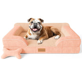CWAWZ orthopedic-foam-36-inch bed clearly showing joint-supporting structure for large dogs.