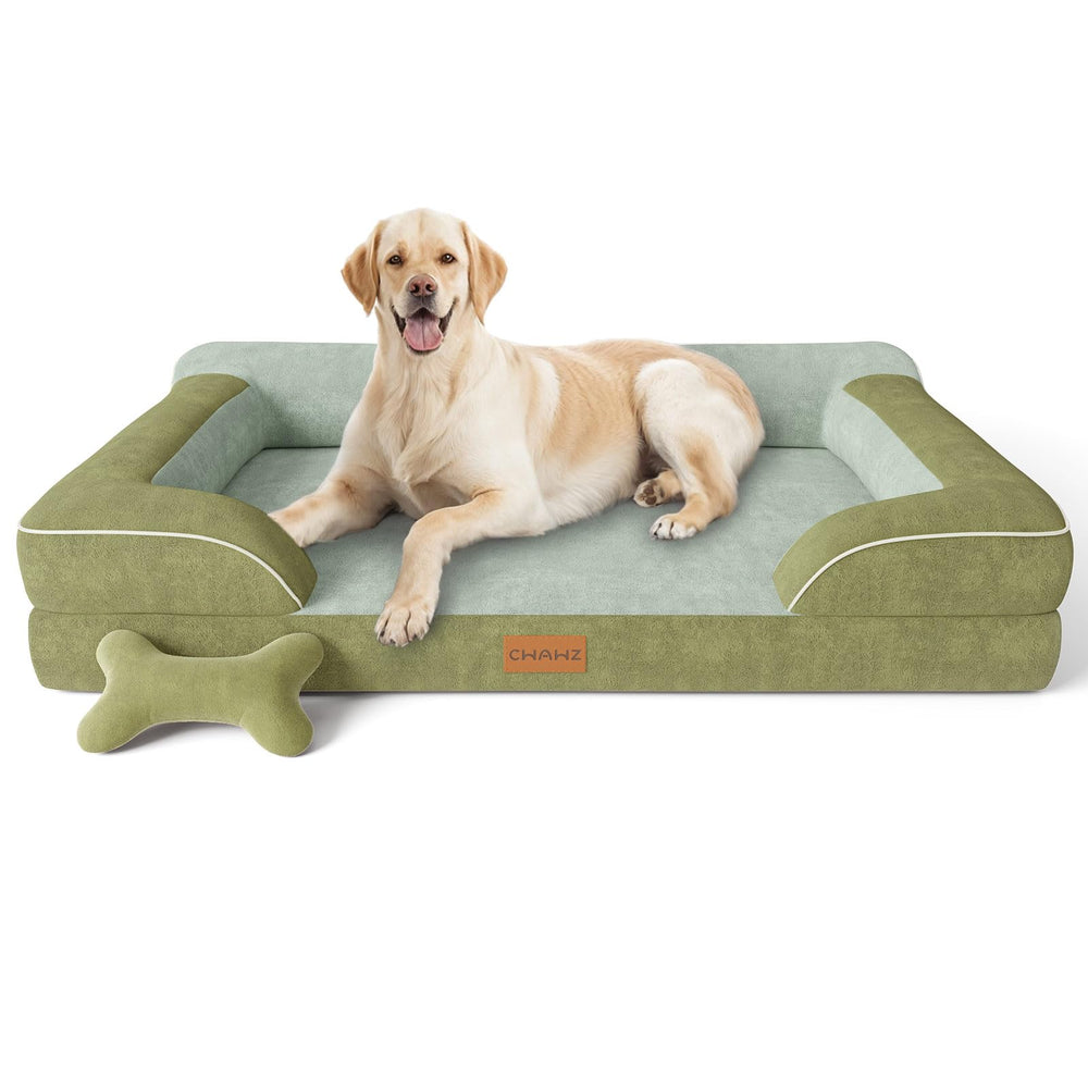 CWAWZ Jumbo Dog Bed front view showing orthopedic foam for large dogs