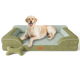 CWAWZ Jumbo Dog Bed front view showing orthopedic foam for large dogs