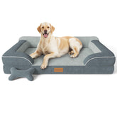 CWAWZ jumbo dog bed with orthopedic foam supports joints during sleep