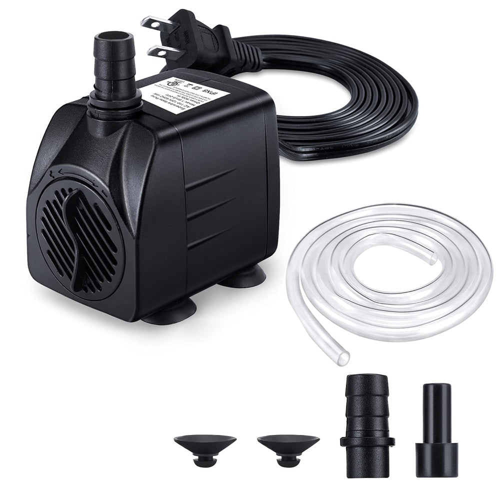 CWKJ Fountain Pump compact design for quiet placement in small tanks.
