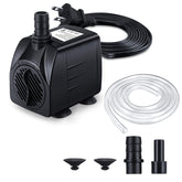 CWKJ Fountain Pump compact design for quiet placement in small tanks.