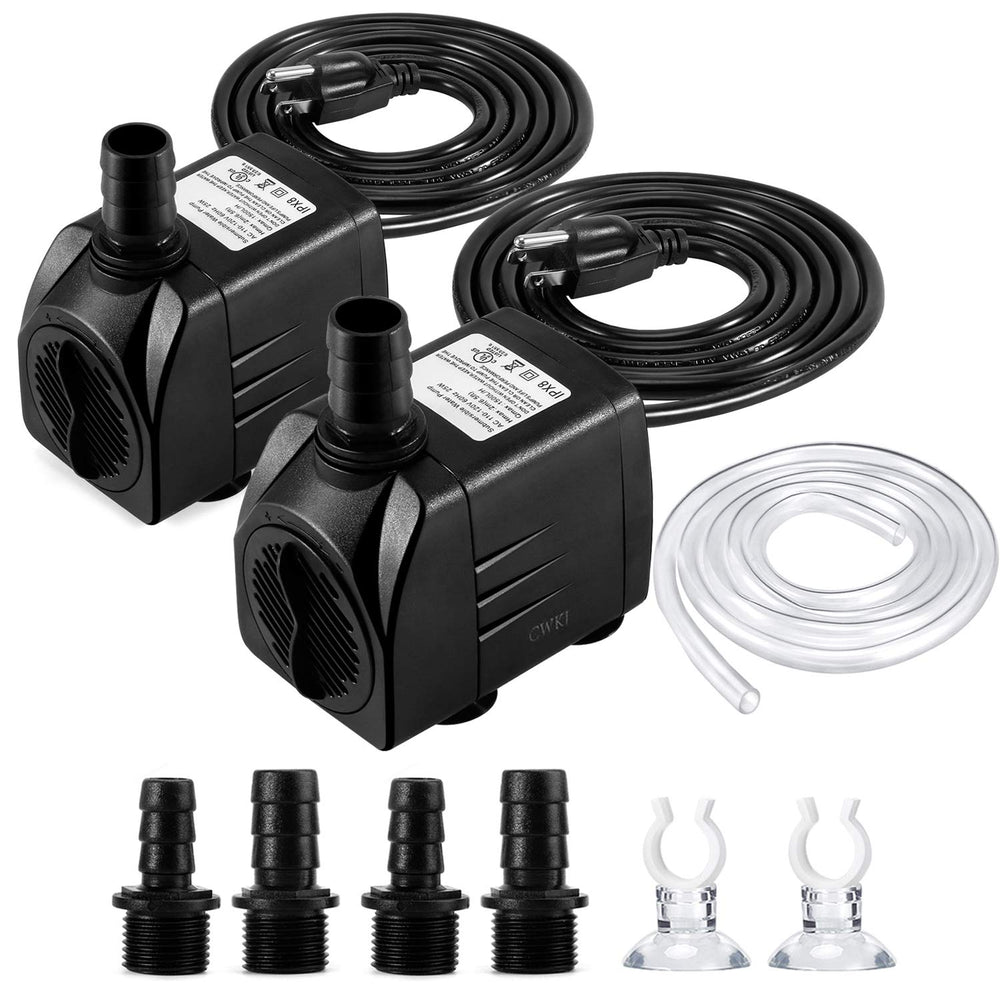 CWKJ Fountain Pump compact design for discreet aquarium setups.