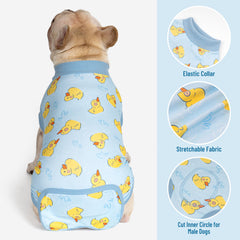 Cyeollo dog recovery suit belly-cut for easy toilet breaks during recovery