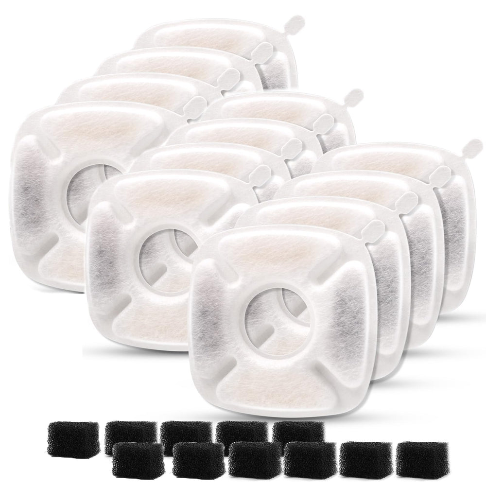 Cylomert carbon filter for 95oz pet fountain improves water clarity