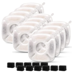 Cylomert carbon filter for 95oz pet fountain improves water clarity