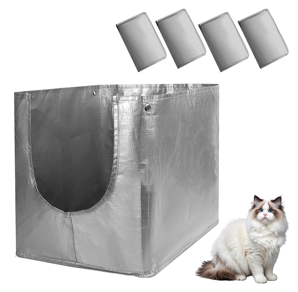 Cyocyba 4-pack liner for F-fit keeps litter contained and spill-free