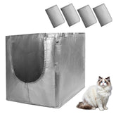 Cyocyba 4-pack liner for F-fit keeps litter contained and spill-free