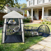 CypherX extra-large catio enclosure ready for outdoor play and exploration.