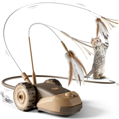 CYROS 3-in-1 cat toy mouse in motion for active play with curious cats