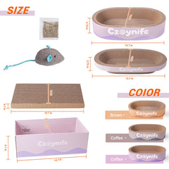Czoynife bowl-shaped cat bed offers cozy resting area
