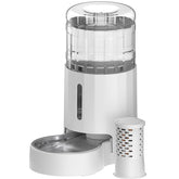 CZPET automatic 4L dispenser bottle keeps pets hydrated with gravity refill.
