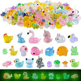 Dabshuyikk glow mini animal hen for fairy garden decor and night glow.