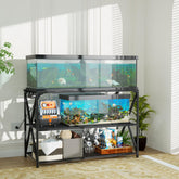 DALEMHOME heavy-duty frame supports large aquariums securely.