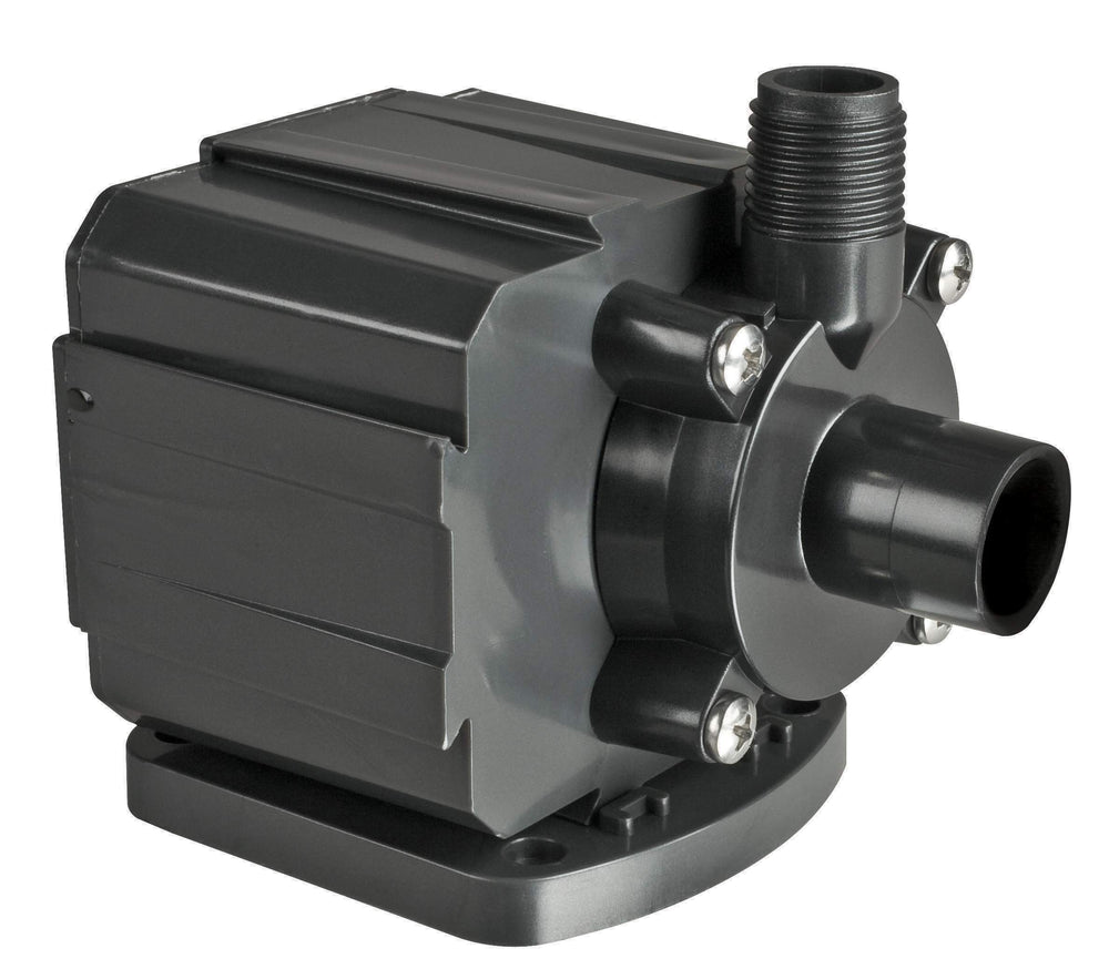Danner Supreme Aqua-Mag 350GPH pump front view showing compact body and intake