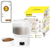 Darlipet automatic feeder with 270-day battery life for worry-free pet feeding.