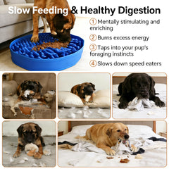 DasTior Snuffle Mat non-slip base enhances stability on carpets during sniffing sessions