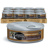 Dave's Pet Food turkey pate wet cat food can, 5.5 oz, ready for meal time