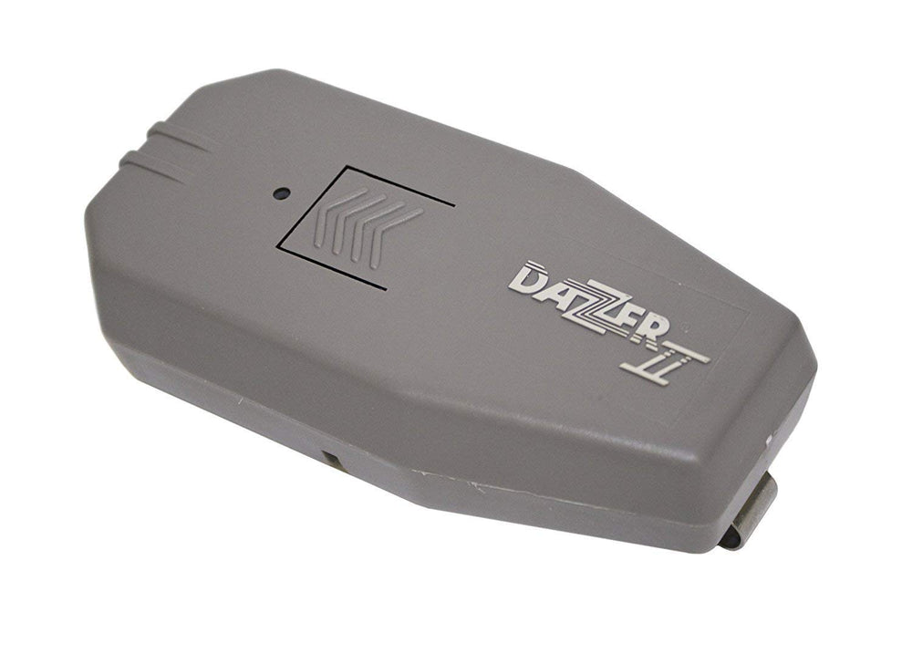Dazzer Dog Dazer II ultrasonic deterrent device ready for use on walks