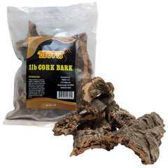 DBDPet cork bark rounds ideal for natural reptile hides and enrichment