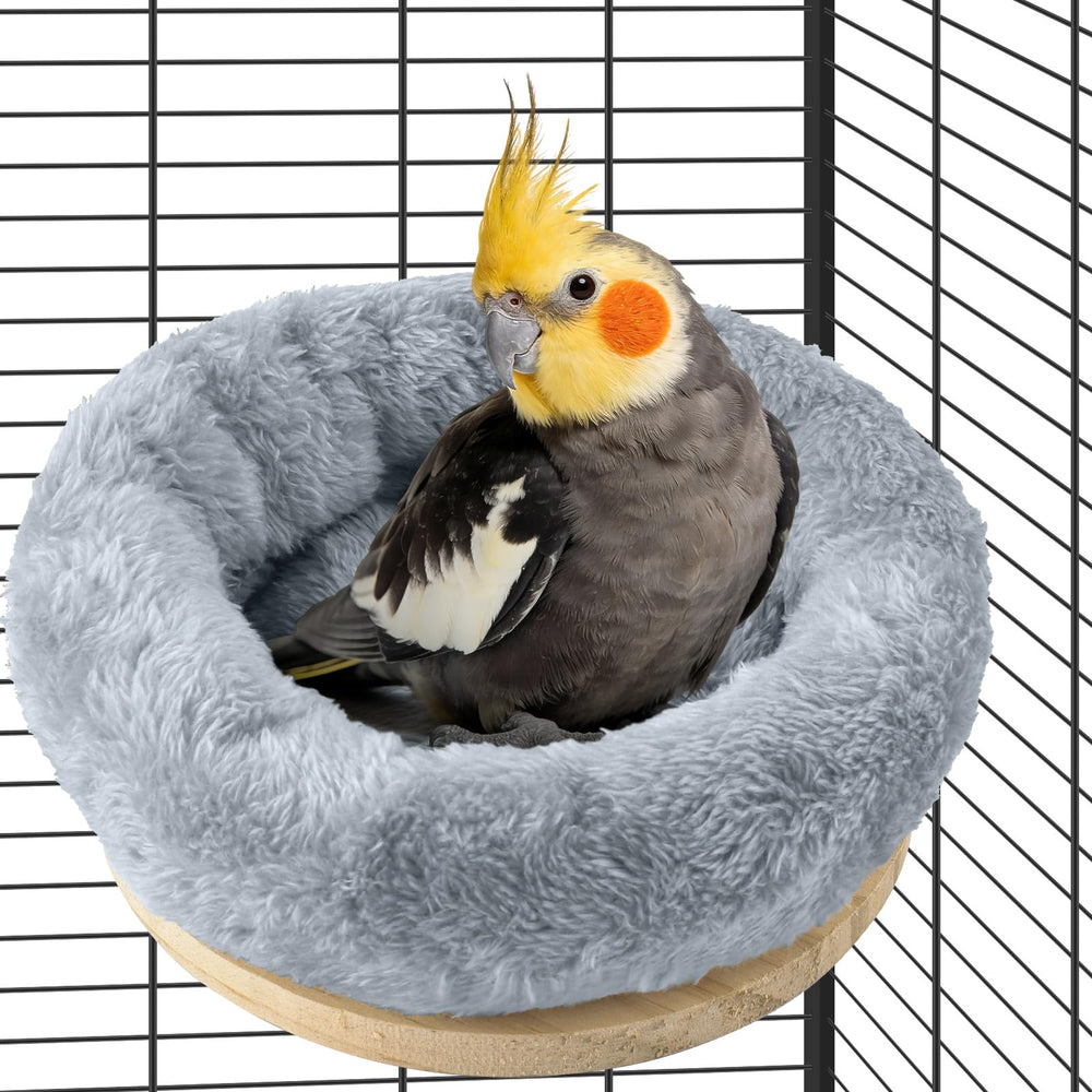 DBNESS medium bird nest in cage with plush cushion for cozy resting