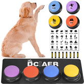 DCIAER dog buttons communication set enables pets to express needs with recorded phrases.