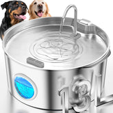 DCIOGAT 3.4Gal dog water fountain with large capacity reduces refills for multi-pet homes.