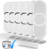 DCIOGAT 3.4-gallon dog water fountain front view for multi-pet hydration.