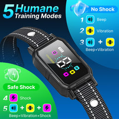 PL30 training modes panel displaying beep, vibration, and shock options.