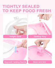 ddmommy foldable pet food bin fits small kitchens and shelves