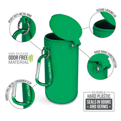 DDT Doo Tube durable plastic resists odors and cleans easily after use.