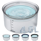 Decflow 1.2 Gallon Water Bowl with large capacity for busy homes.