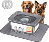 Decflow 10L stainless steel dog bowl for large breeds with ample capacity.