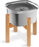 Decflow 3L elevated dog water bowl on sturdy stand for comfortable drinking