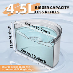Decflow floating disk no splash demonstrates spill control during drinking.