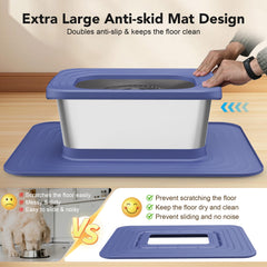 Decflow premium stainless steel construction offers easy cleaning and durability.