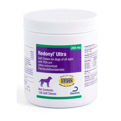 Dechra Redonyl Ultra Soft Chews for dogs; soft chews supporting skin health during seasonal allergies.