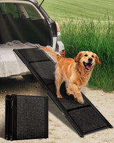 Deekuiwi folding dog ramp full view for easy car entry
