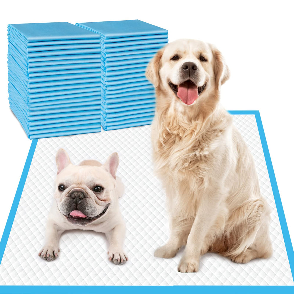 DEEP DEAR 30x36 dog pads in use for potty training and floor protection