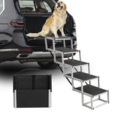 DeerGym dog stairs wide-steps assembly for safe access into vehicles.