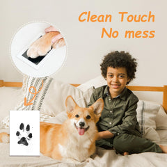 DeerZone Inkless Paw Print Kit features two ink pad sizes for pets.
