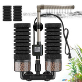 DEGGOX upgrade sponge filter showing venturi nozzle for gentle water flow
