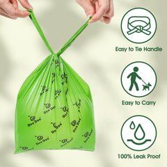 Large 15 inch bags fit big dogs and litter tasks.