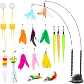 Depets cat wand toy hanging toy for indoor play and exploration