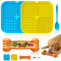 Depure dog enrichment lick mat for extended meal-time engagement