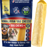 Devil Dog Pet Co Himalayan Yak Cheese Chew XL demonstrates a long-lasting chew for large dogs.