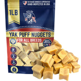 Devil Dog Pet Co yak cheese puffs ready-to-eat bites ideal for quick rewards.
