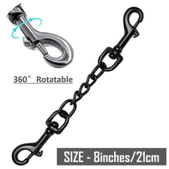 DEYACE double-ended swivel clips ensure secure harness connections during walks.
